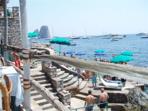 View of the Fariglioni Rocks