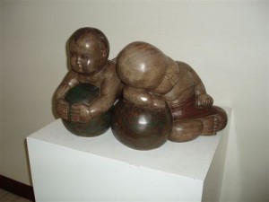 Statue in Passageway