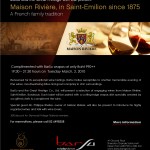Maison Riviere Wine Tasting, Bar Su