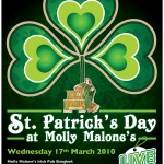St Patrick's Day, Molly Malone's