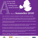 Sommelier 2010 Press Release
