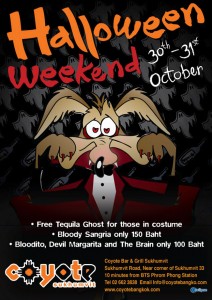 Halloween at Cayote Weekend October 30-31