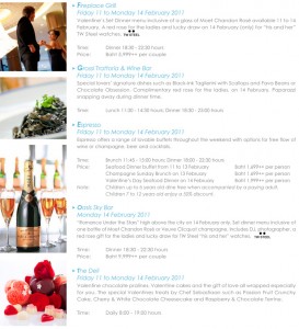 Valentine's Day Festivities InterContinental Hotel