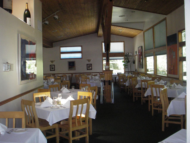 Dining Room overlooks a beautiful garden