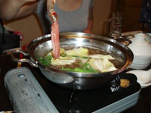 Crab shabu-shabu