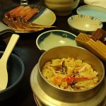 Okayu (rice bowl with crab)