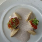 Scallops with Saffron Foam